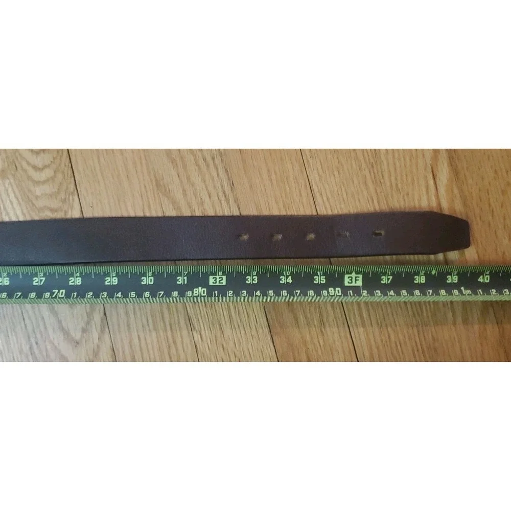 Fossil leather belt